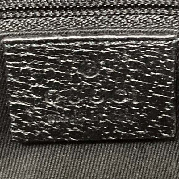 GUCCI GG Canvas and Leather Handbag 113012 Black Women's - Picture 9 of 11